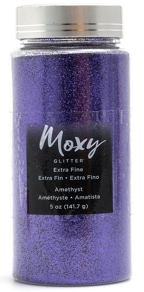 American Craft, Moxy Extra Fine Glitter, 5oz Bottle, Amethyst