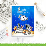 Lawn Fawn, Clear Stamps & Dies Combo, Anglerfish Flip-Flop (LF2010 & LF2011)