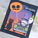 Spellbinders Etched Dies, Gnome Drive Halloween (S3-493)