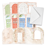 Katy Sue, Card Making Kit, Arched Floral Windows & Doors