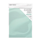 Tonic Studios, Craft Perfect Weave Textured Classic Card 8.5"X11" 10/Pkg, Arctic Blue