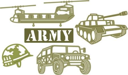 Cheery Lynn Designs, Army, Dies Set