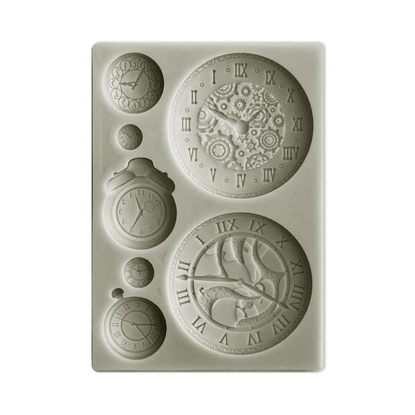 Stamperia Silicone Mould A6, Around The World Clocks