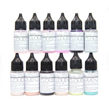 Lisa Horton Crafts, Cloud 9 Premium Dye & Pigment, Interference Ink Pad Reinker (Assorted Colors)