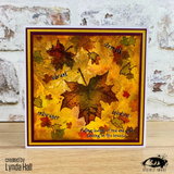 Visible Image, 6"x6" Stencil, Autumn Leaves (LE2357)