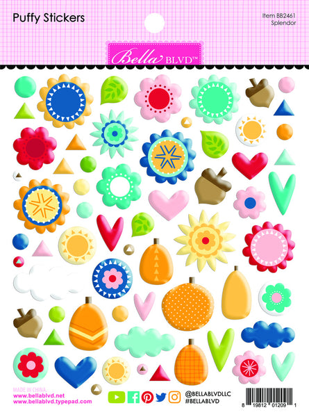 Bella Blvd, Puffy Stickers, Splendor (BB2461)