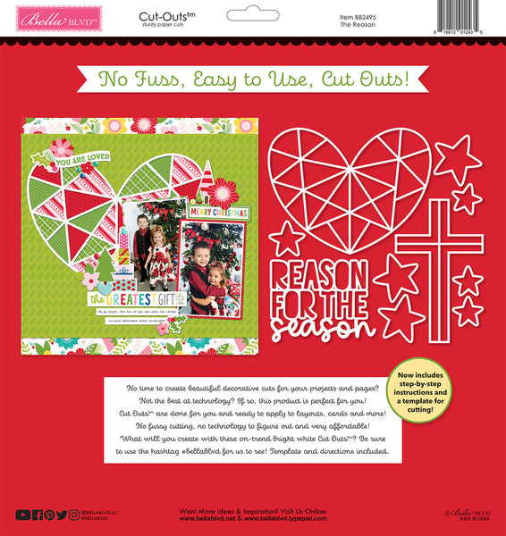 Bella Blvd, Cut-Outs Sturdy Paper Cuts, The Reason (BB2495)