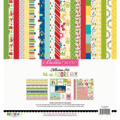Bella Blvd, 12"x12" Collection Kit, Let Us Adore Him