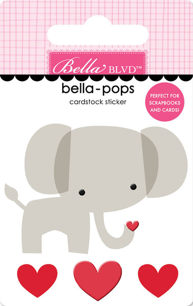 Bella Blvd, Bella-pops 3D Cardstock Sticker, Ellie