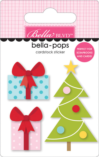 Bella Blvd, Bella-pops 3D Cardstock Sticker, Wrapped & Ready