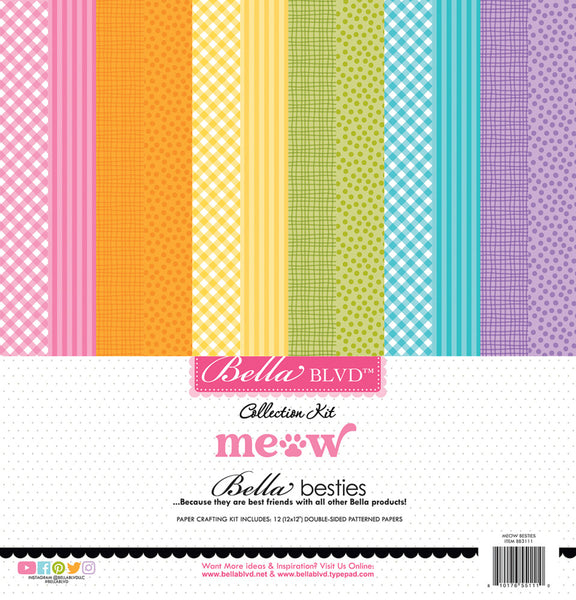 Bella Blvd, Besties Collection Kit 12"X12", Meow
