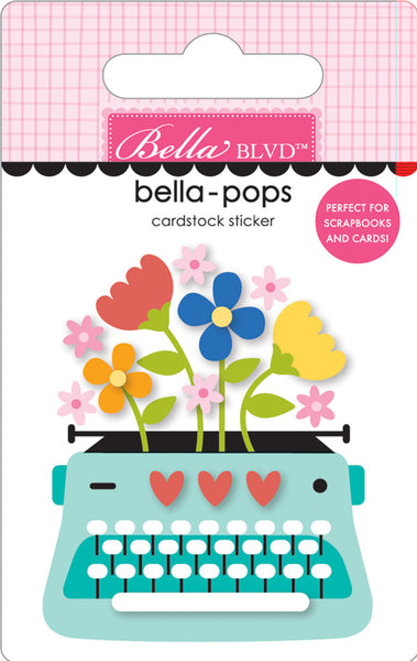Bella Blvd, Bella-pops 3D Cardstock Sticker, Here's the Story