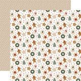 Echo Park Paper, Baking Christmas Cheer, Double-Sided Cardstock 12"X12", Christmas Cookies (BCC516011)
