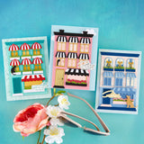 Spellbinders, Everyday City Holiday Die Bundle by Yana Smakula, Everyday Awnings (BD-1075)