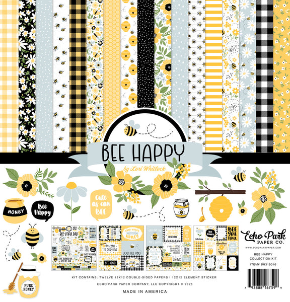 Echo Park Collection Kit 12"X12", Bee Happy
