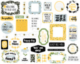 Echo Park Cardstock Ephemera 33/Pkg, Icons, Bee Happy