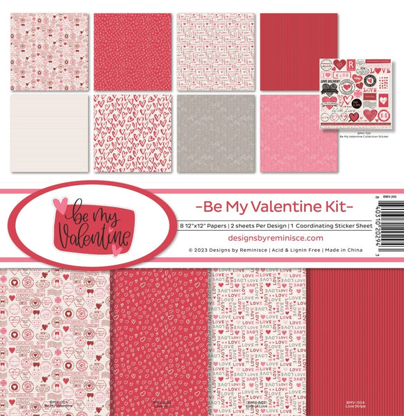 Reminisce Collection Kit 12"X12" , Be My Valentine