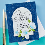 Spellbinders Press Plate By Paul Antonio, Copperplate Miss You