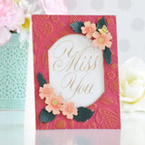 Spellbinders Press Plate By Paul Antonio, Copperplate Miss You