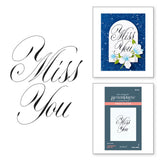 Spellbinders Press Plate By Paul Antonio, Copperplate Miss You