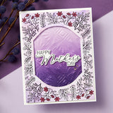 Spellbinders Press Plate From Mirrored Arch Collection, Mother's & Father's Day Sentiments
