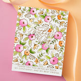 Spellbinders Press Plate By Yana Smakula, Floral Celebration (BP-151)