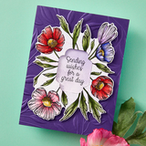 Spellbinders, BetterPress Society, Press Plates and Dies, Anemone Frame (BP-168)