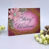 Spellbinders, BetterPress Press Plate By Paul Antonio, Copperplate, Merry Christmas (BP-177)