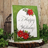 Spellbinders, BetterPress Press Plate By Paul Antonio, Copperplate, Happy Holidays (BP-178)