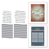 Spellbinders BetterPress, Press Plate & Die Set, Mistletoe Greetings (BP-199)