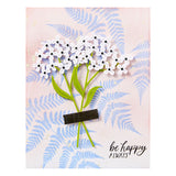 Spellbinders BetterPress Plate, From The Field Notes Collection, Lush Ferns (BP-228)