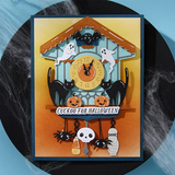 Spellbinders BetterPress Plate & Die Set, Cuckoo Cottage, Cuckoo Cottage Sentiments (BP-317)