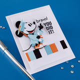 Spellbinders Press + Foil Plate & Die Set, Classic Mouse, Graduation Sentiments (BP-358)