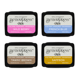 Spellbinders BetterPress Letterpress Mini Ink Pad Set 4/Pkg, Nature Tones