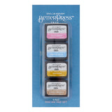Spellbinders BetterPress Letterpress Mini Ink Pad Set 4/Pkg, Nature Tones