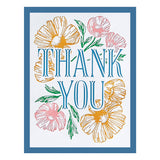 Spellbinders BetterPress Press Plates, Thank You Blooms Registration (BPR-001)