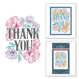 Spellbinders BetterPress Press Plates, Thank You Blooms Registration (BPR-001)