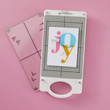 Spellbinders BetterPress Plate, From the Home for the Holidays Collection, Color Mix Joy Registration (BPR-014)