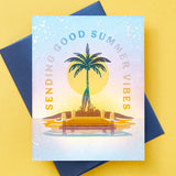 Spellbinders, BetterPress, Press Plates and Registration Template, Summer Vibes (BPS-002)