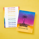 Spellbinders BetterPress, Press Plate, Summer Vibes Sentiments Add-On (BPS-003)