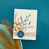 Spellbinders, BetterPress, Press Plates & Registration Template, Layered Leaf Print (BPS-005)