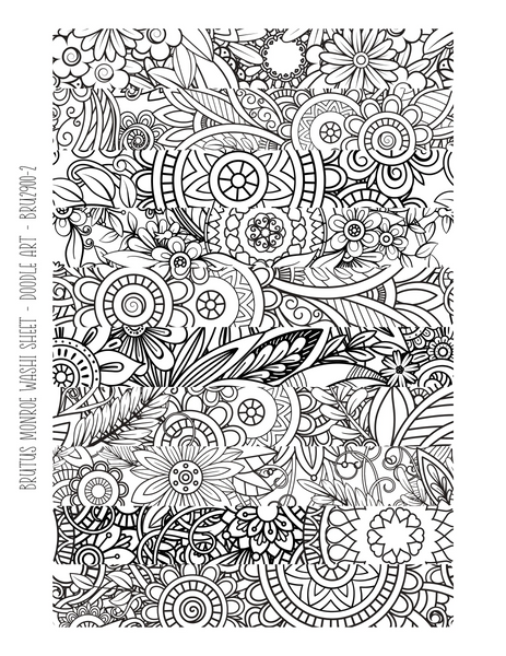 Brutus Monroe, Washi Sheet, Doodle Art (BRI2900-2) – Scrapbooking Fairies