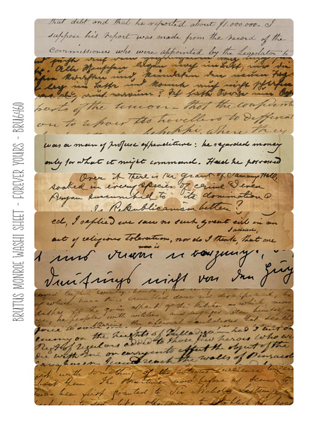 Brutus Monroe, Washi Sheet, Forever Yours (BRI6460)