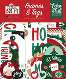 Echo Park Cardstock Ephemera 34/Pkg, Frames & Tags, Baking Spirits Bright (BSB388025)