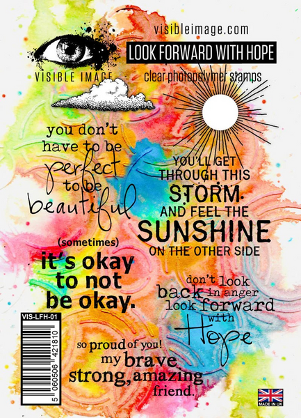 Visible Image, Clear Stamps, A6 Stamp Set, Look Forward With Hope (BV2349)