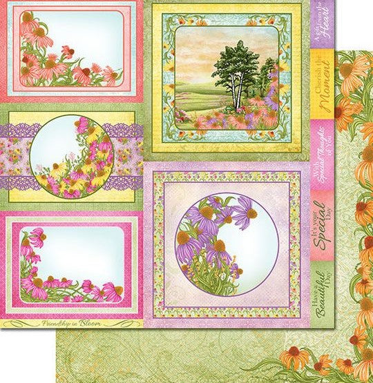 Heartfelt Creations, 12"x12" Double-Sided Paper, Backyard Blossoms Collection