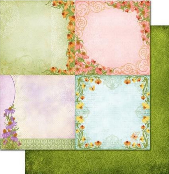 Heartfelt Creations, 12"x12" Double-Sided Paper, Backyard Blossoms Collection