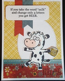 Riley & Company, Clear Stamps, Set of 2, Basic Dress Up Cows