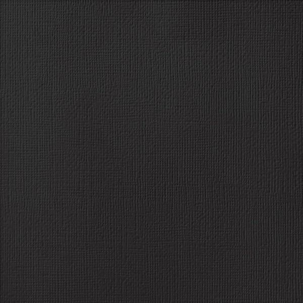 Doodlebug Textured Cardstock 12"X12", Beetle Black