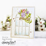 Honey Bee Stamps, 6x8 Clear Stamp & Dies Combo, Blooming View